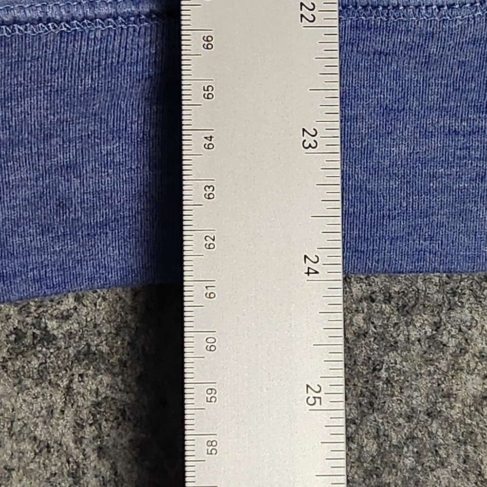 LL Bean‎ Full Zip Hoodie Women M Blue Heather Pile Fleece Lined Jacket Gorpcore - Picture 4 of 5